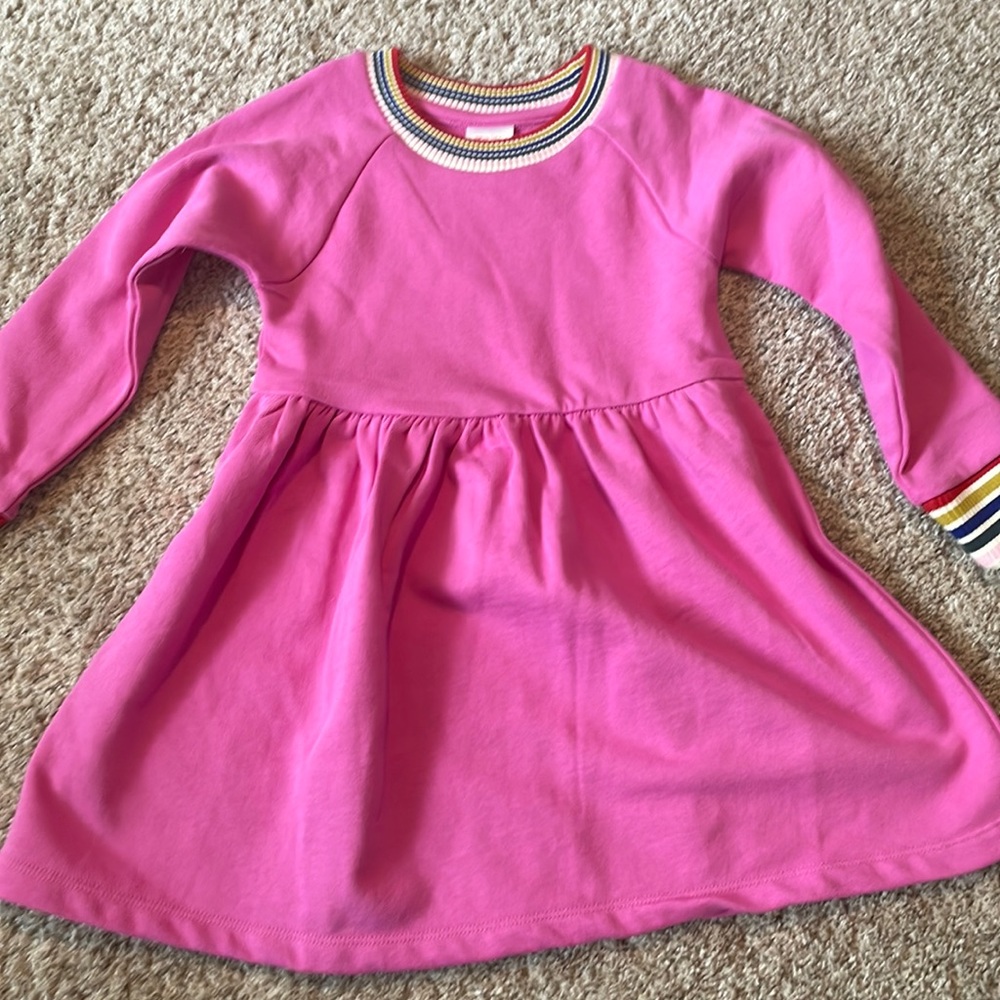 Hanna Andersson long sleeved pink dress. Never worn.